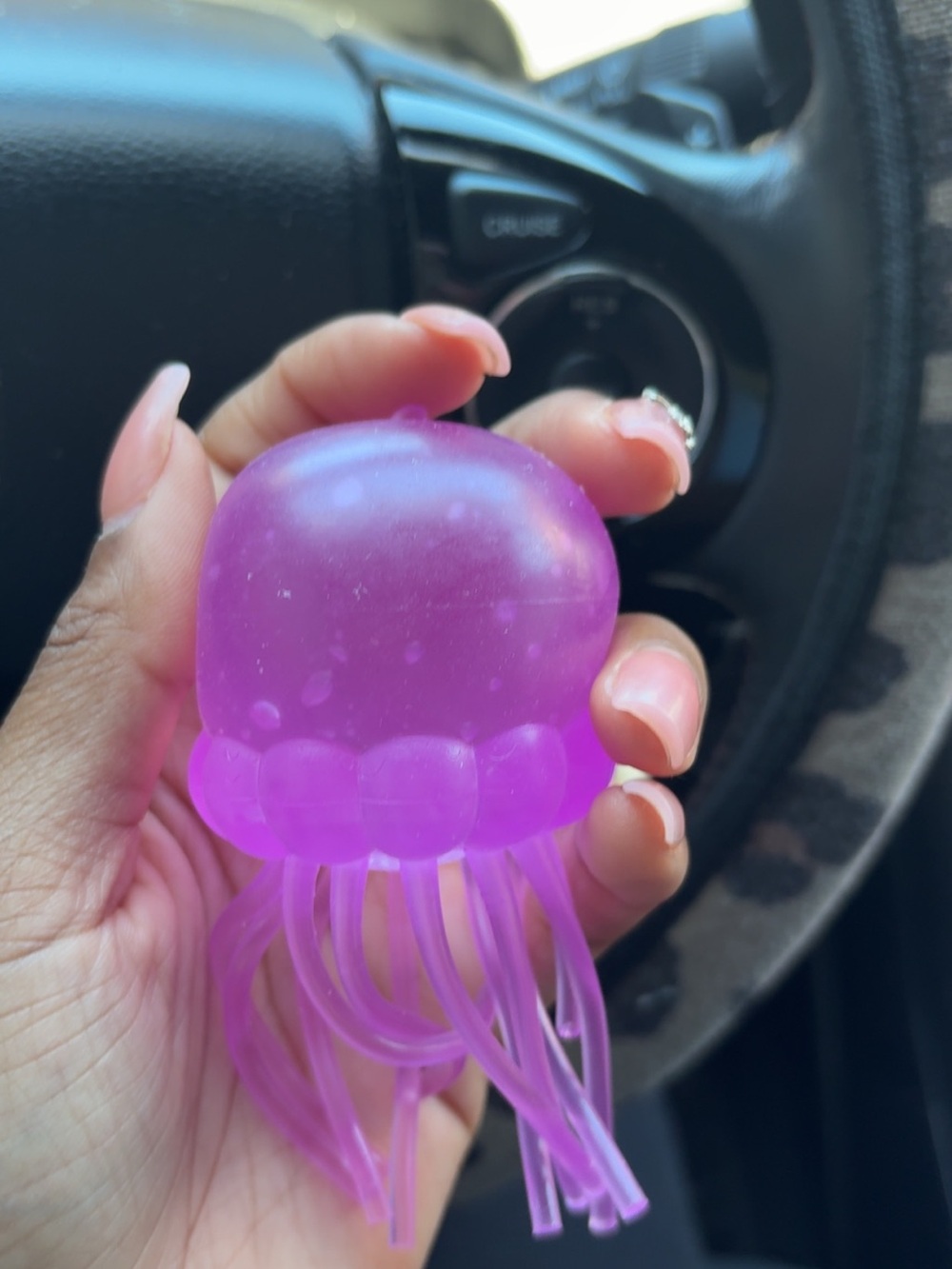 Purple Jellyfish Soft Squishy Toy